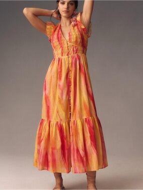 ANTHROPOLOGIE The Peregrine Midi Dress